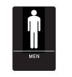 Don-Jo HS-9060-02 A.D.A. Signs, Brown Finish