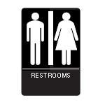 Don-Jo HS-9060-03 A.D.A. Signs, Brown Finish