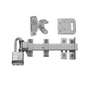 Rockwood 582-8 Surface Bolt 8" Bolt Length-Satin Nickel