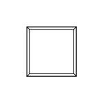 Rockwood 606 Clear Rubber Wall Guard