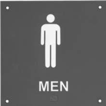 Rockwood BF684 BF Series ADA Bathroom Restroom Sign
