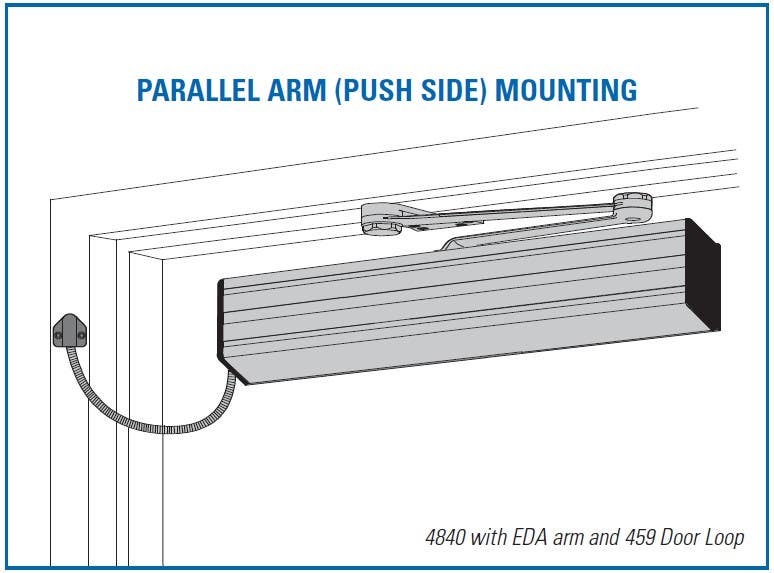 LCN 4840 Series Low-Energy Door Operator, ADA