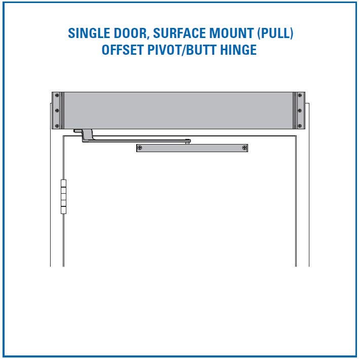 LCN 9530 Series Two-in-One Swing Door Operator