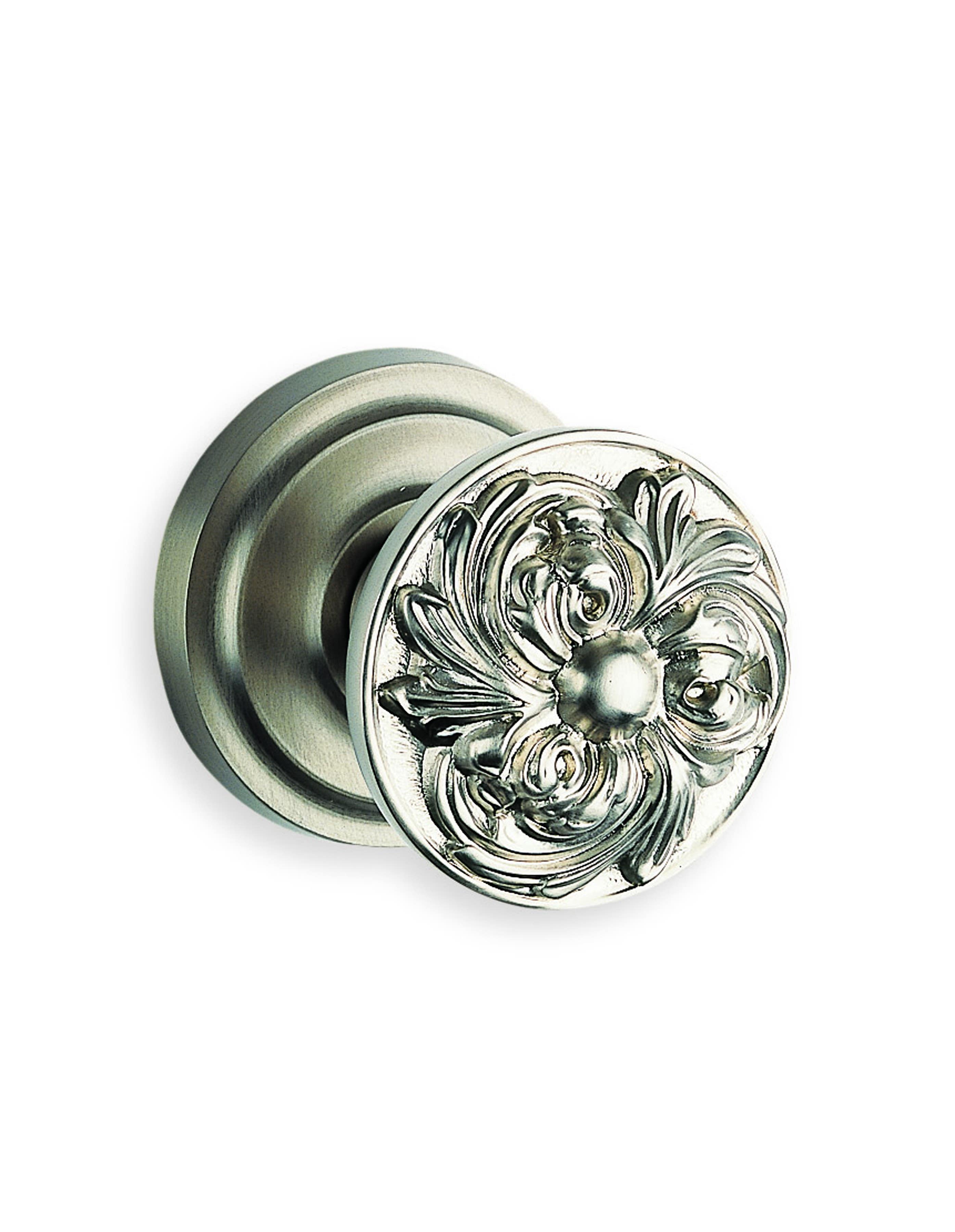 Omnia 232/00 Ornate Floral Door Knobset