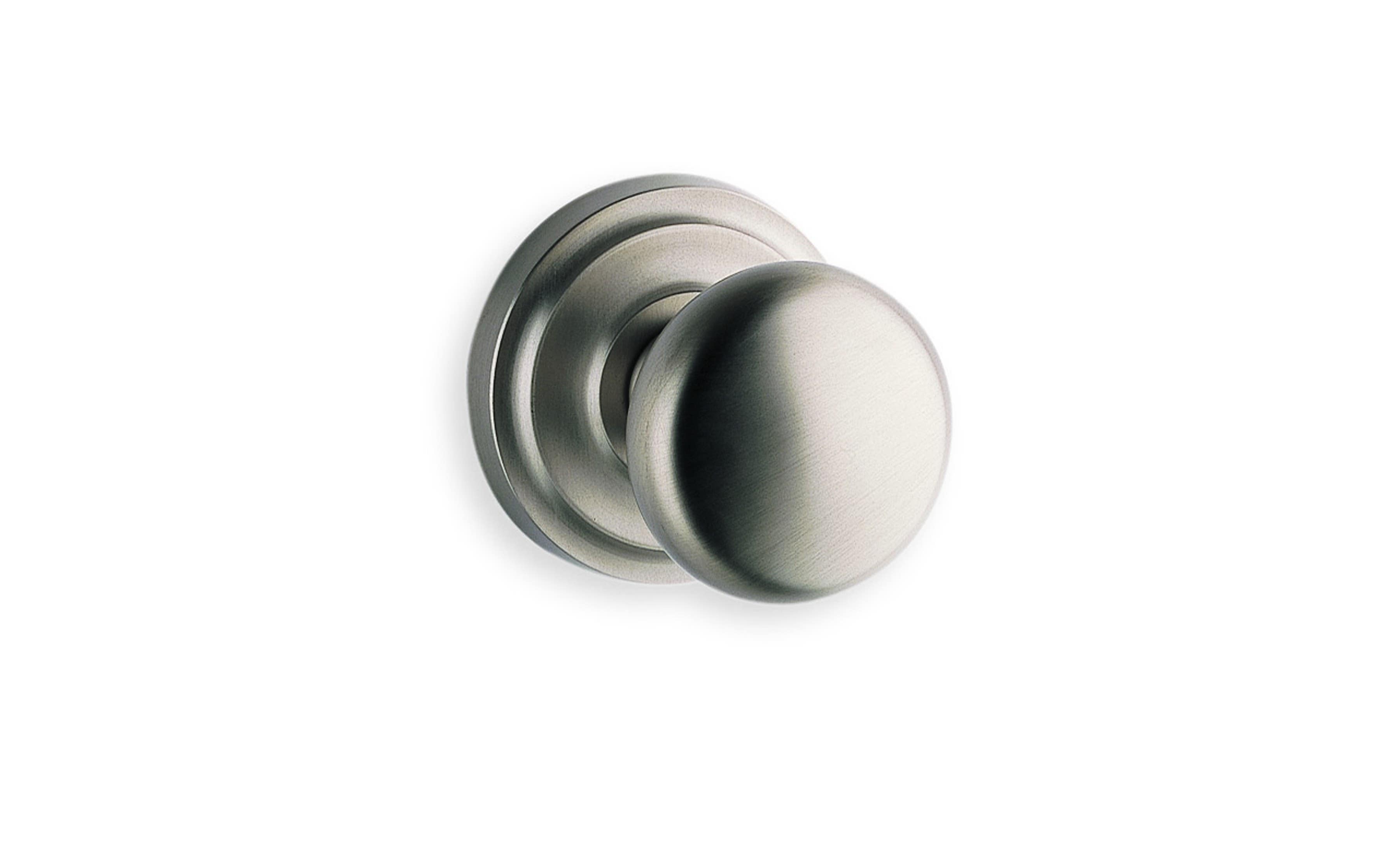 Omnia 442 Interior Traditional Knob Latchset - Solid Brass