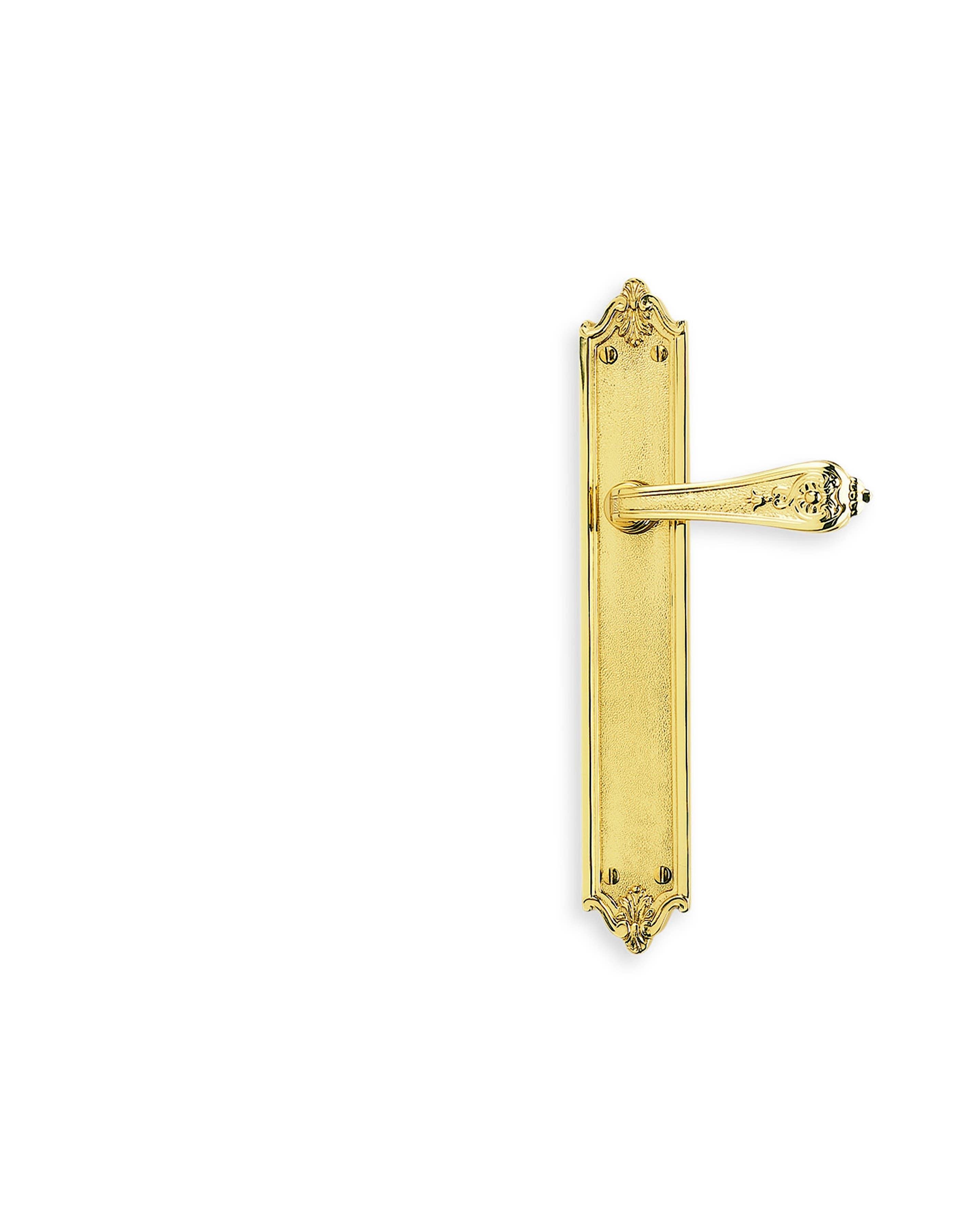 Omnia 21252 Interior Ornate Narrow Plate Leverset