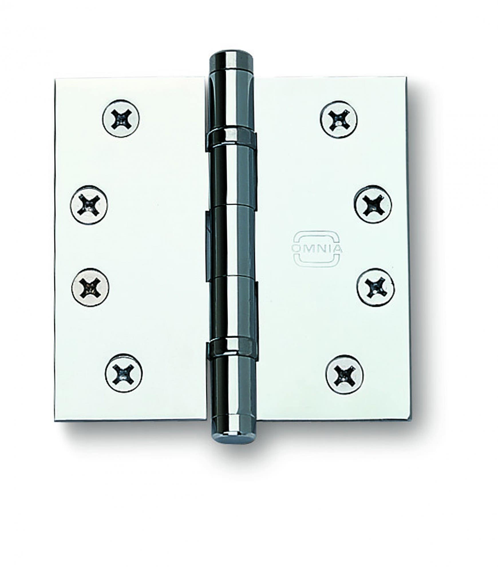 Omnia 985BB/4BTN 4" x 4" Ball Bearing, Button Tip Hinge