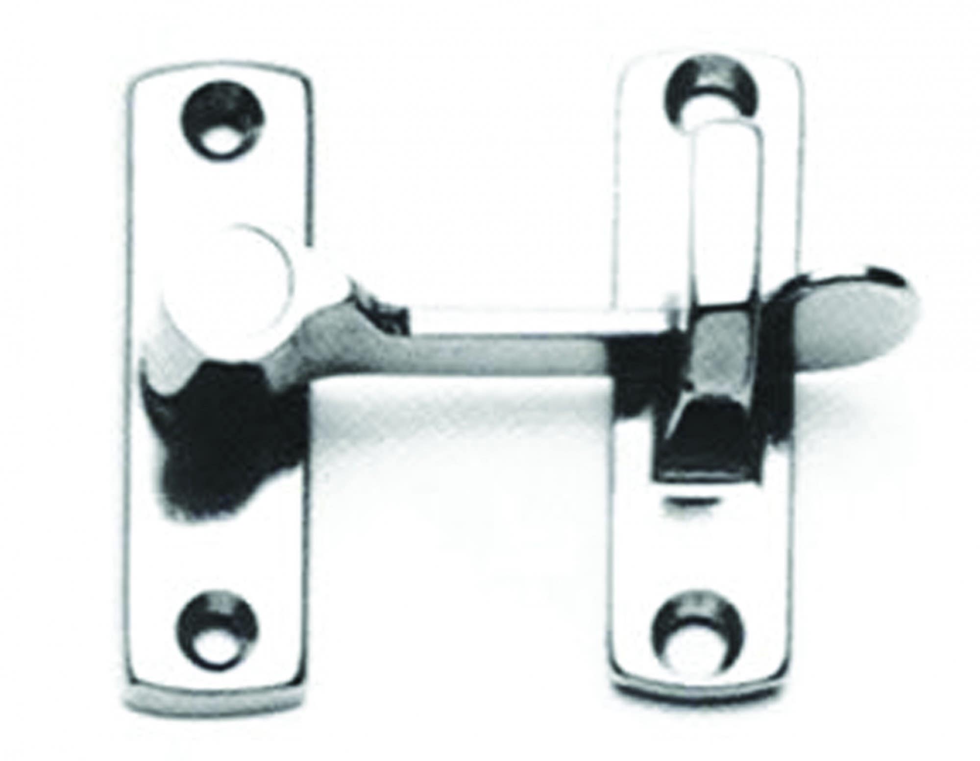 Omnia 156 Shutter & Bi-fold Door Latch - Solid Brass