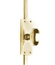 Omnia 432CR Cremone Bolt Set w/ Rod, Guide, Strike - US3 Brass