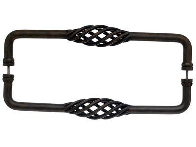 Top Knobs Birdcage Back to Back Door Cabinet Pull 8 Pair