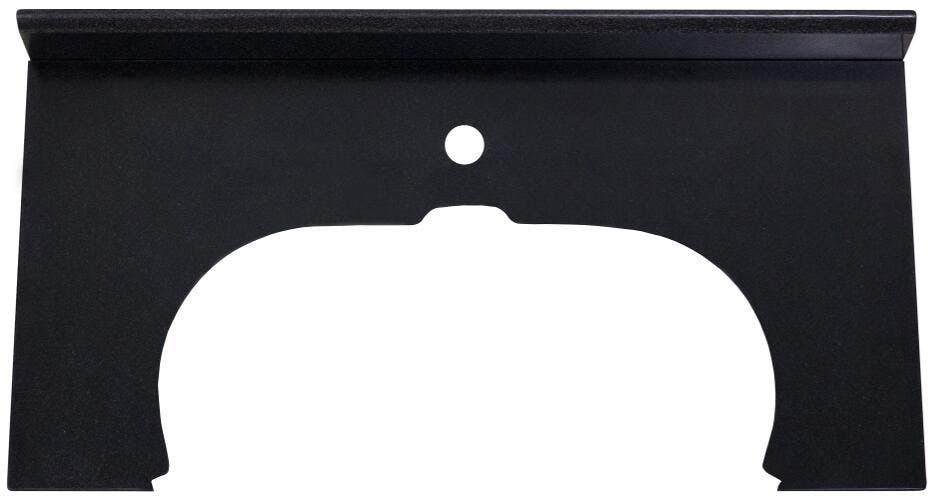 American Imaginations AI-20315 33-in. W 16.5-in. D Granite Top In Black Color For Deck Mount Faucet