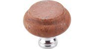 Top Knobs Honed Red Travertine 1-3/8"