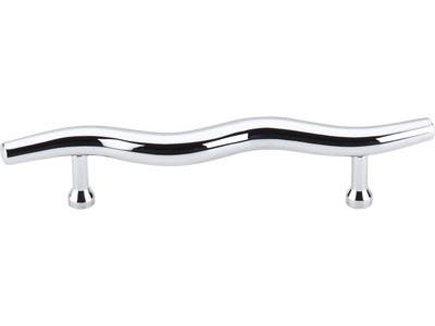 Top Knobs M853-12 PAIR Nouveau Brook Back to Back Door Pull 12" (c-c), Brushed Satin Nickel
