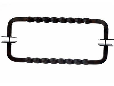 Top Knobs M124 Normandy Appliance Twist Back to Back Door Pull 12" (c-c)