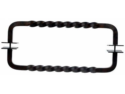 Top Knobs M124 Normandy Appliance Twist Back to Back Door Pull 8" (c-c)