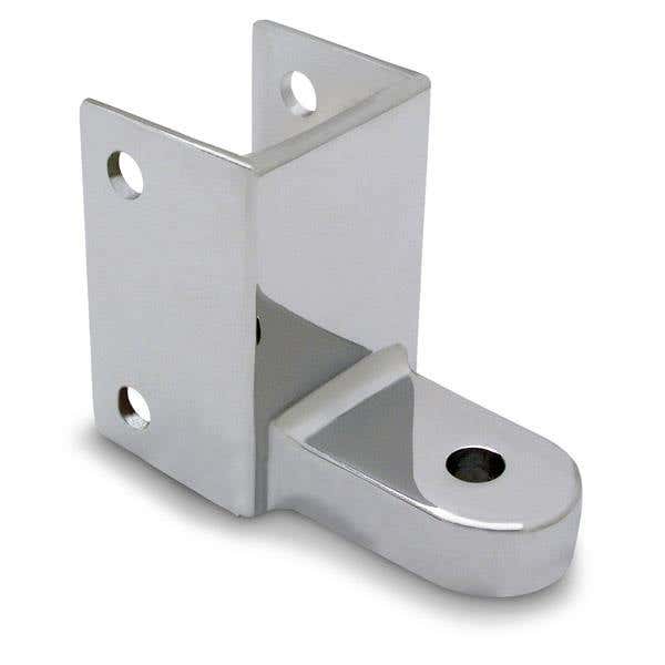 Jacknob 3120 Hinge Bracket Bottom 300-om Global w/ Zamac Material & Polished Chrome Finish