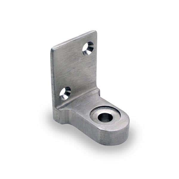 Jacknob 3213 Hinge Bracket Bottom Accurate-flat 1300-O w/ Stainless Steel Material & Satin Finish