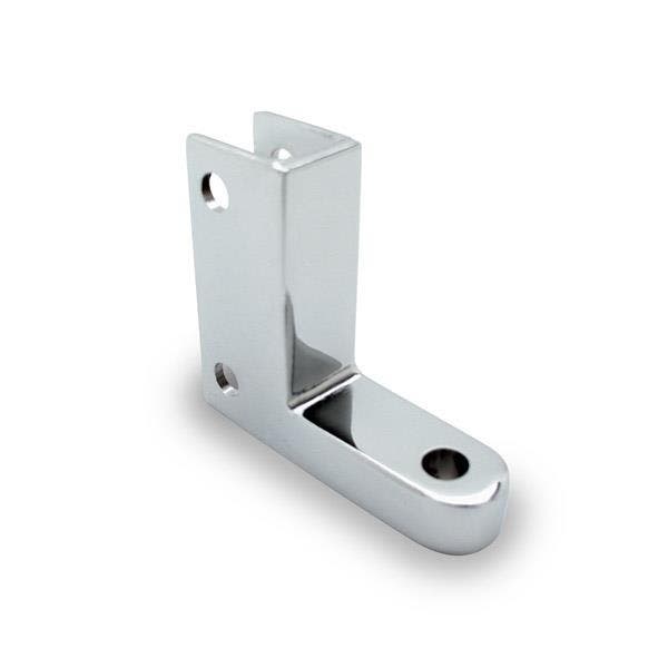 Jacknob 3220 Hinge Bracket Bottom 1/2" Post w/ Zamac Material & Polished Chrome Finish
