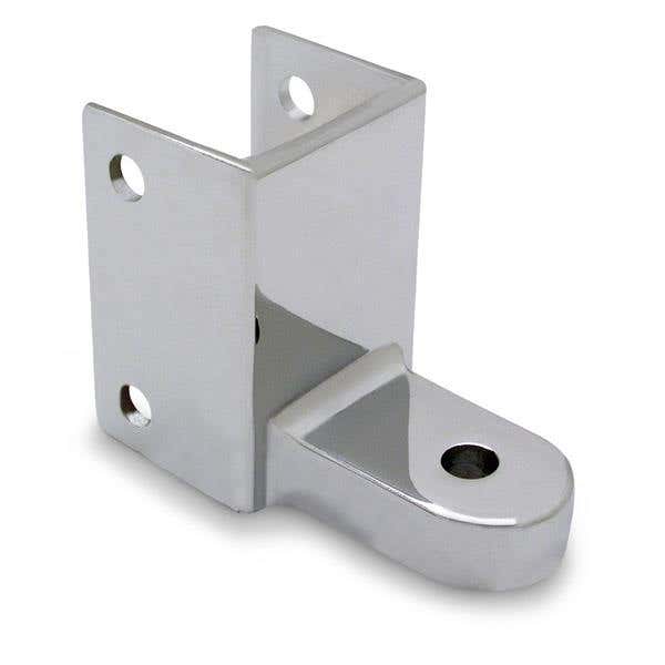 Jacknob 3230 Hinge Bracket Bottom Flush-mbl 300-0 w/ Zamac Material & Polished Chrome Finish