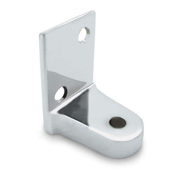 Jacknob 3240 Hinge Bracket Bottom Ampc Flat 300-0 w/ Zamac Material & Polished Chrome Finish