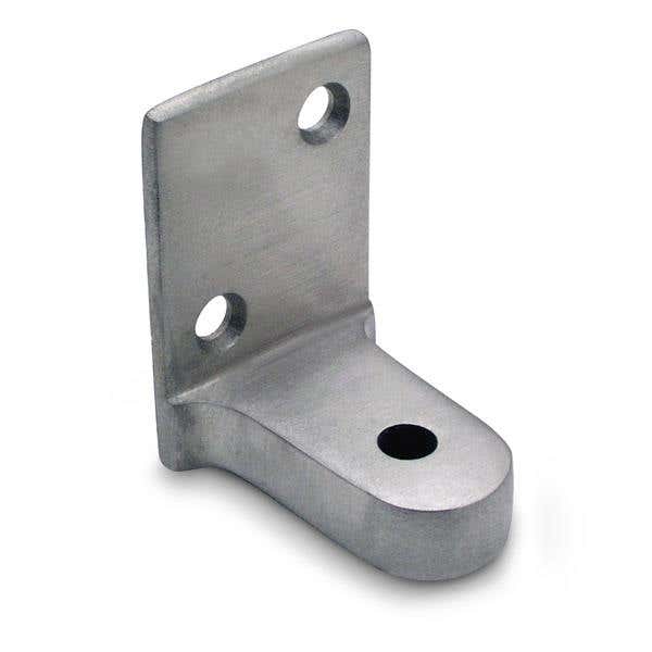 Jacknob 3243 Hinge Bracket Bottom Ampc Flat 300-0 w/ Stainless Steel Material & Satin Finish