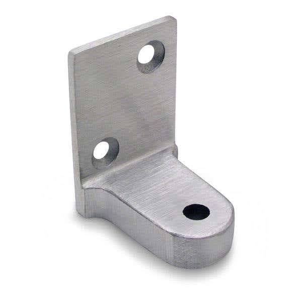 Jacknob 3253 Hinge Bracket Bottom Flat G - w/ Stainless Steel Material & Satin Finish