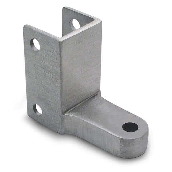 Jacknob 3263 Hinge Bracket Bottom 1" Post w/ Stainless Steel Material & Satin Finish