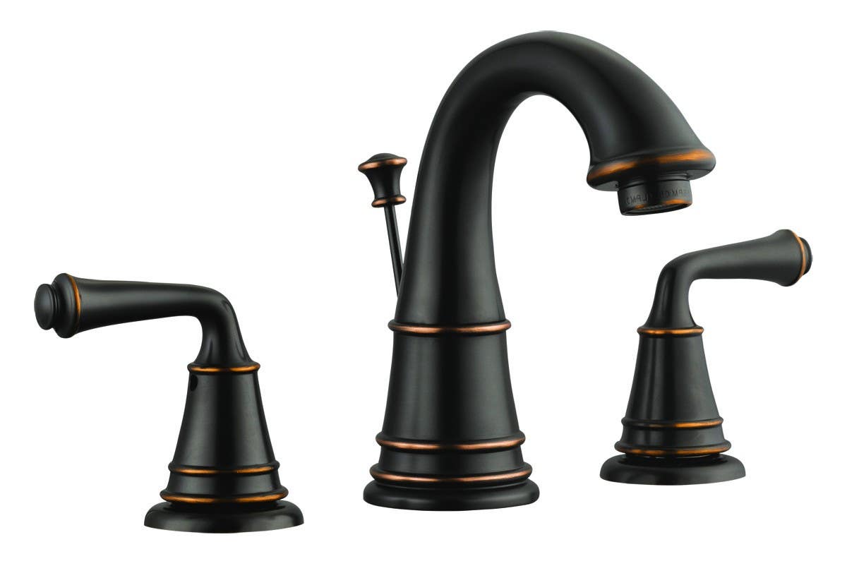 Design House 524579 Eden Double Handle Bathroom Faucet, Oil Rubbed Bronze