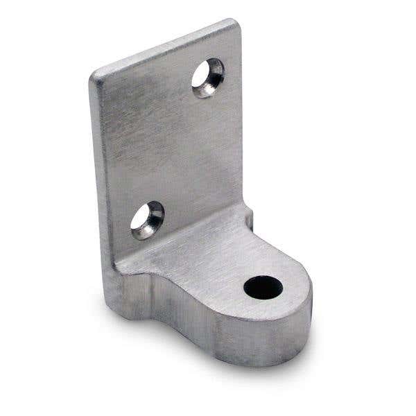 Jacknob  3283 Hinge Bracket Bottom Amp Flat For Steel w/ Stainless Steel Material & Satin Finish