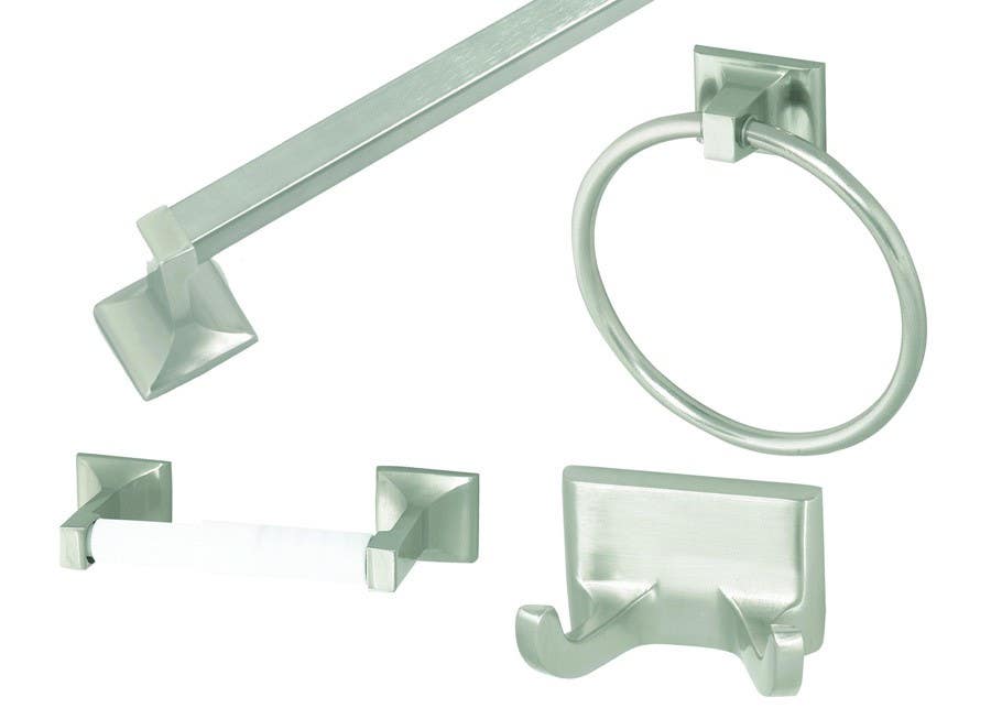 Design House 534628/544544 Millbridge 4 Pc Bath Accessory Kit