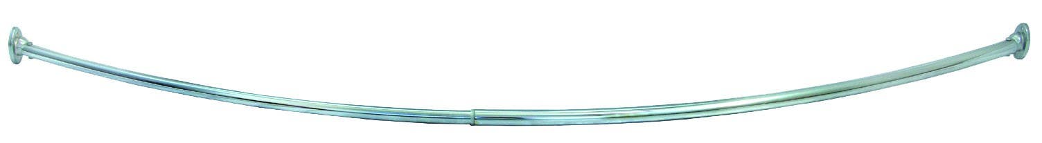 Design House 533604/620 55"-63" Adjustable Steel Curved Shower Rod