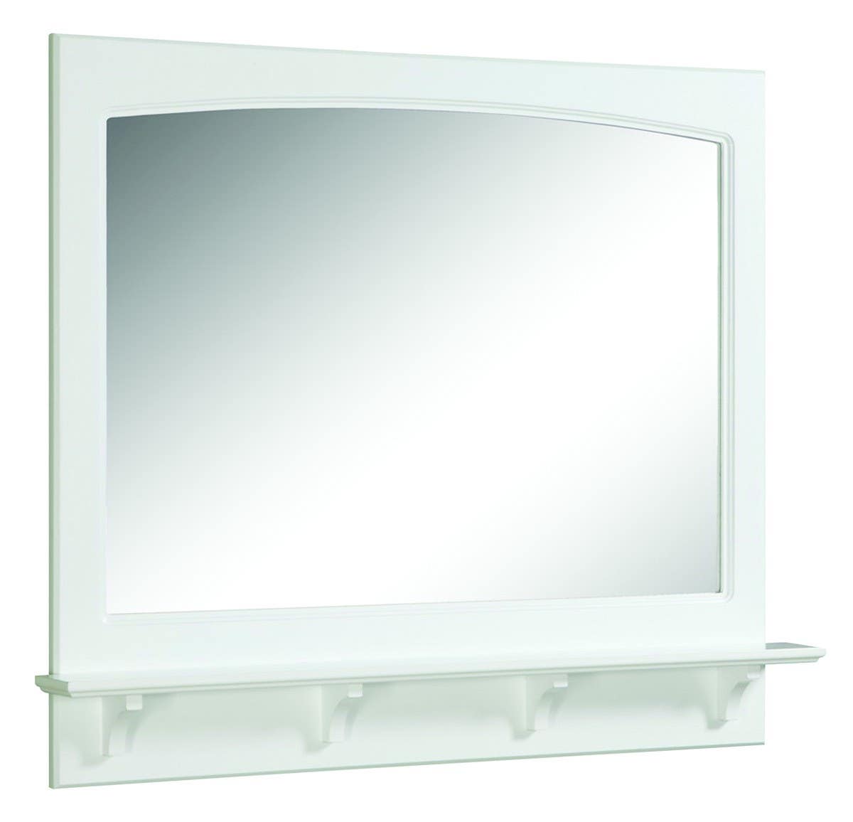 Design House 539916/940 Concord White Finish Mirror w/ Open Shelf