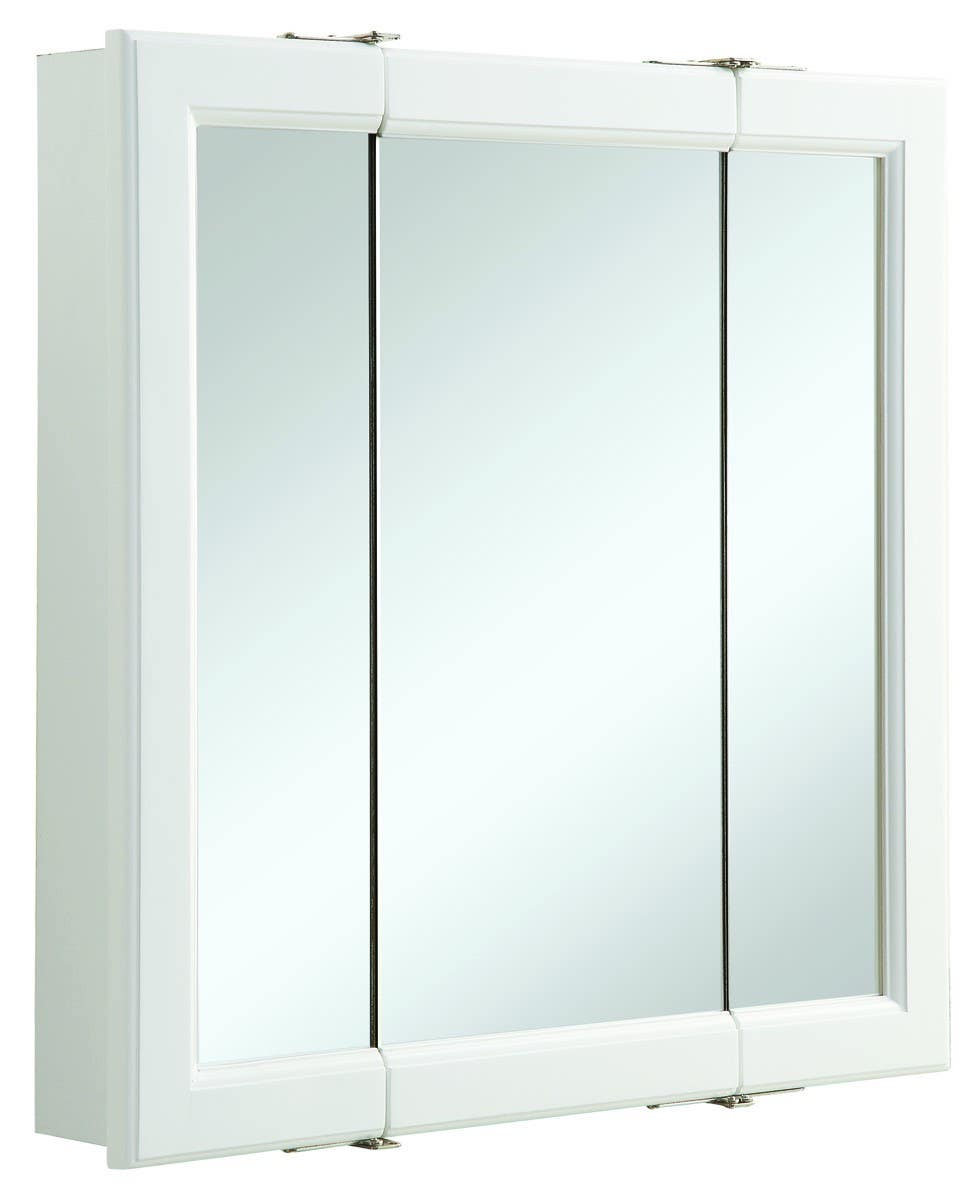 Design House 545293/545103 Wyndham Tri-View Surface Mount Medicine Cabinet