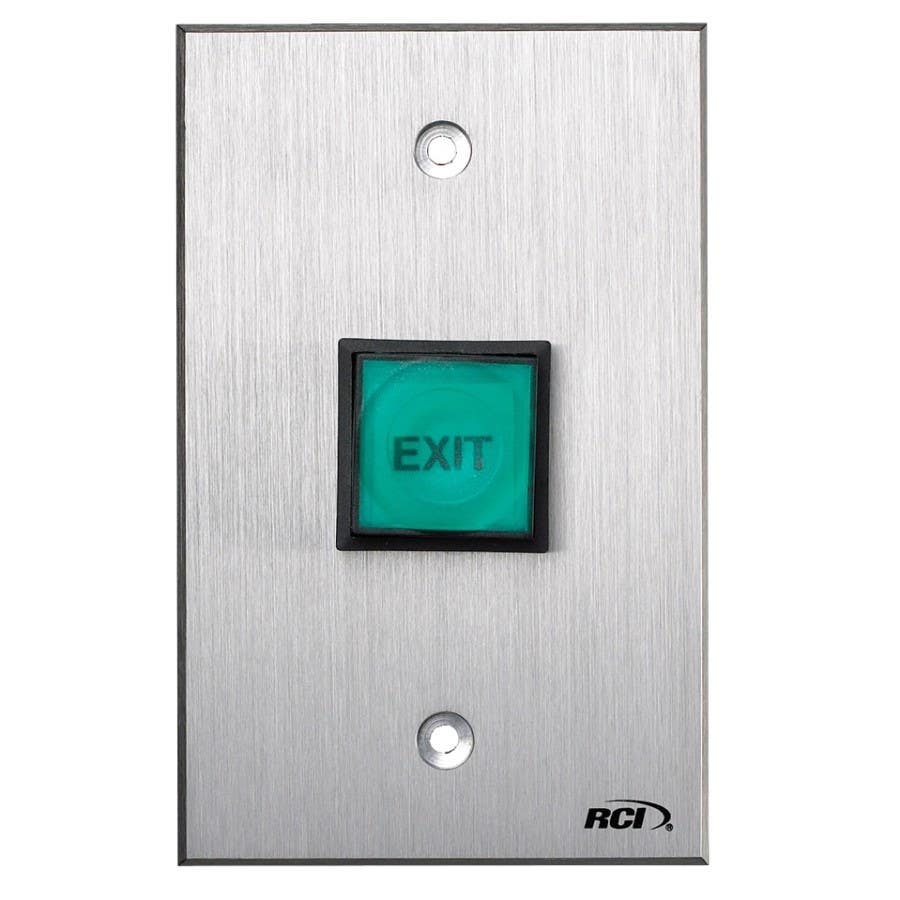 RCI 975 Illuminated Exit Pushbutton