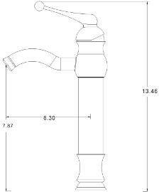 American Imaginations AI-26344 21.5-in. W Above Counter White Vessel Set For Deck Mount Drilling - Faucet Included