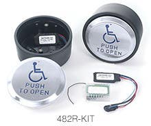 SDC 480 Series Wireless Push Plate Kit