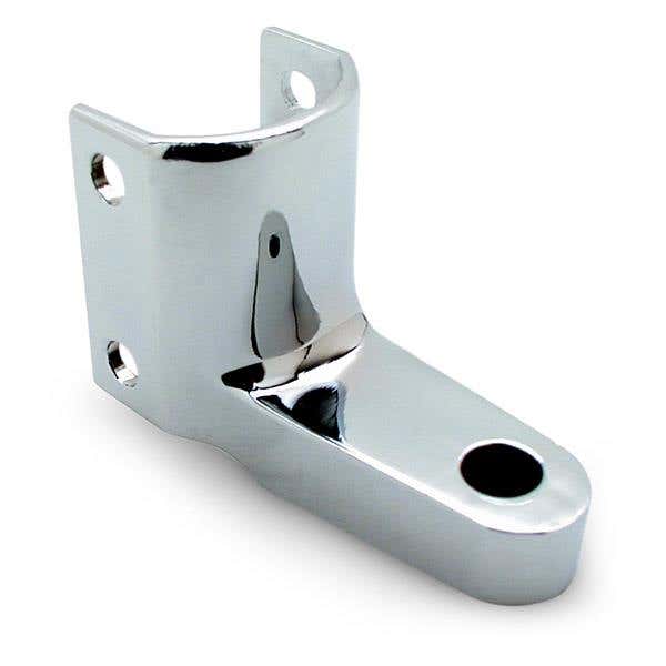Jacknob 3410 Hinge Bracket Bottom General w/ Zamac Material & Polished Chrome Finish