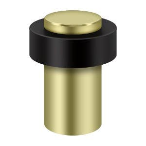 Deltana UFB7500 Round Universal Floor Bumper 3", Heavy Duty, Solid Brass