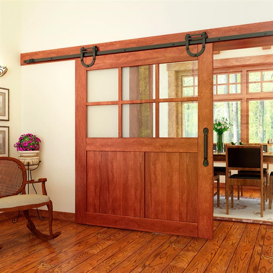 Jako CY-A03 Stainless Steel Sliding Horseshoe Door System for Wood