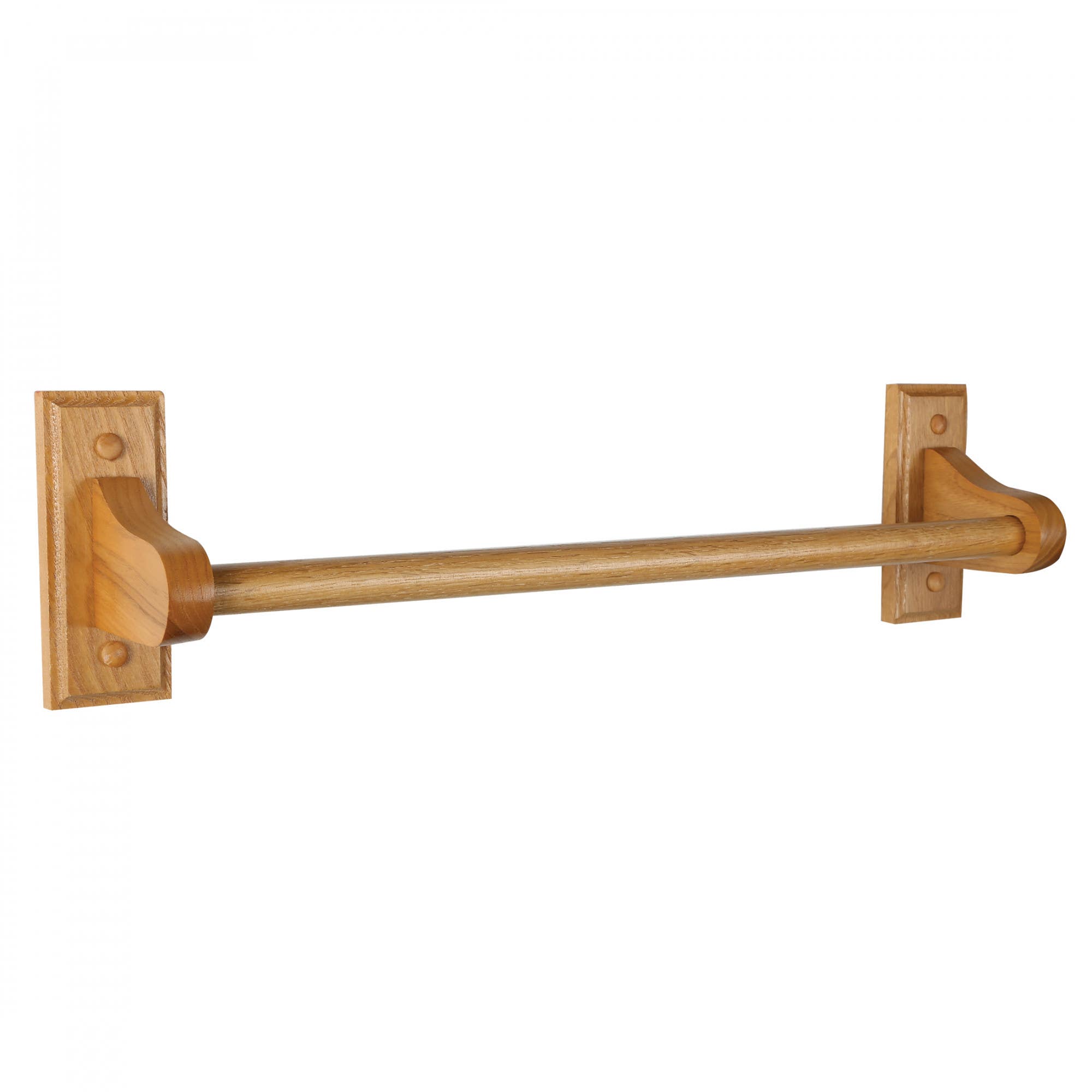 Design House 561183/167 Dalton Towel Bar, Honey Oak Finish