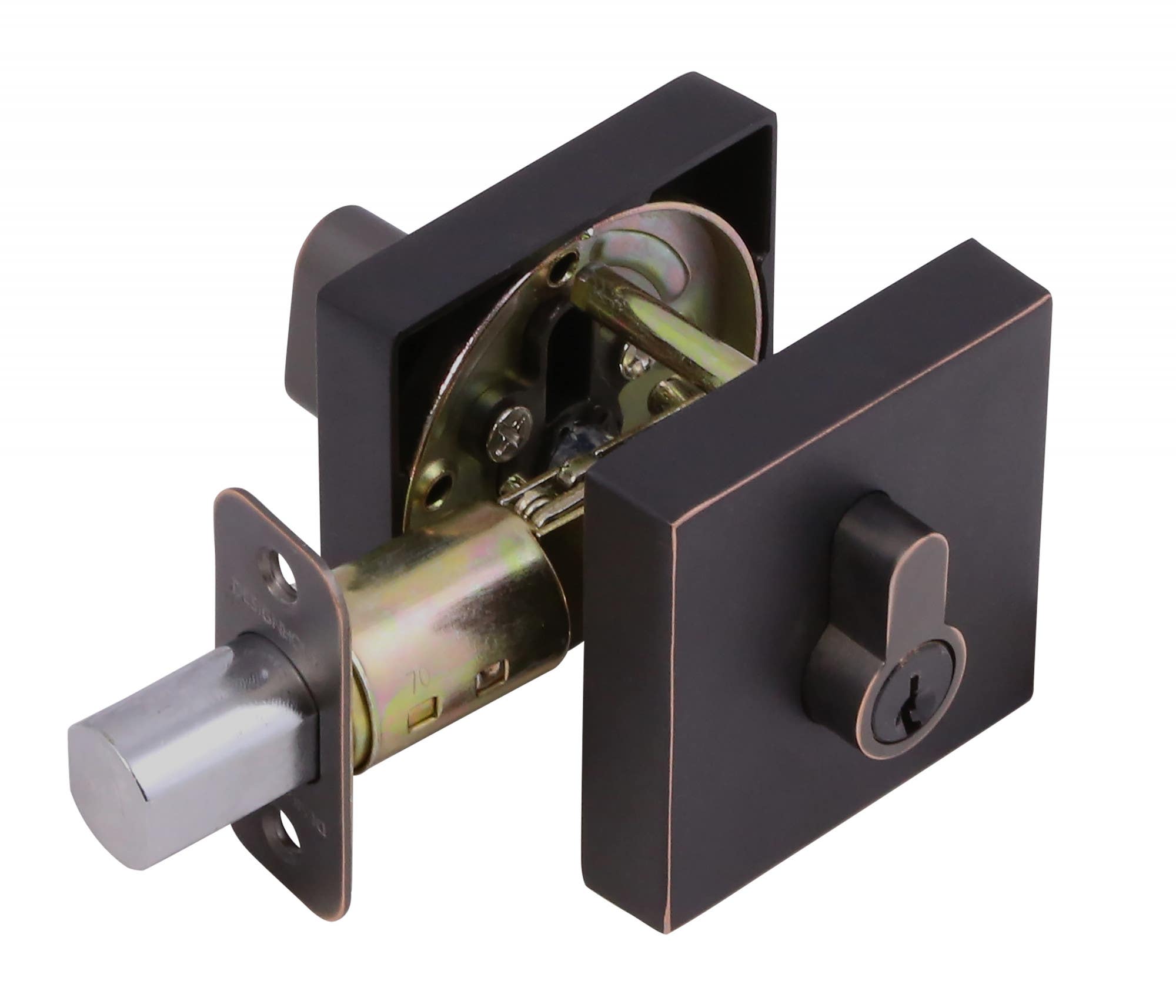 Design House 581/595 Emblem Series Single Cylinder Deadbolt