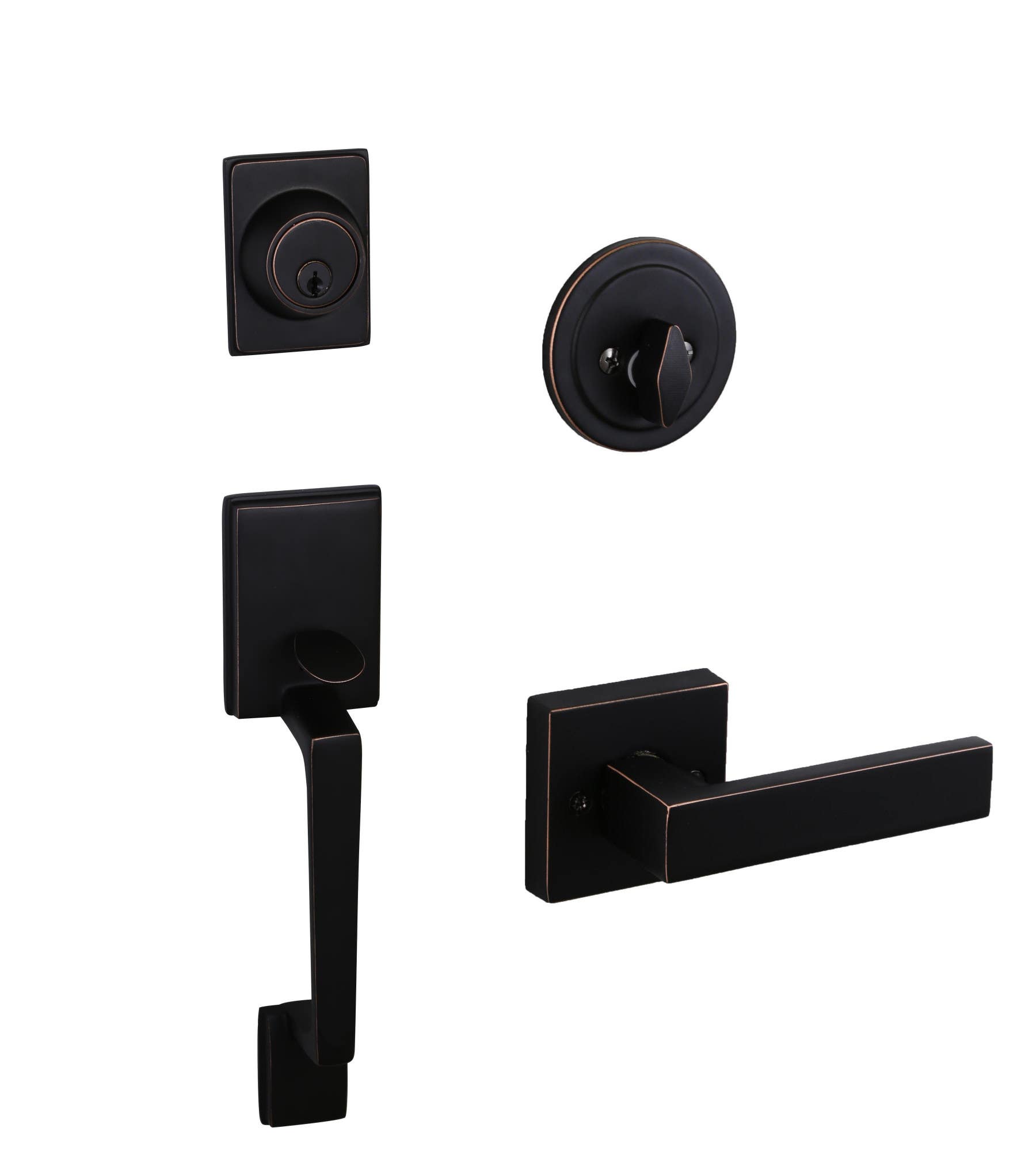 Design House 581/582 Emblem Series Moderno 2-Way Entry Handleset