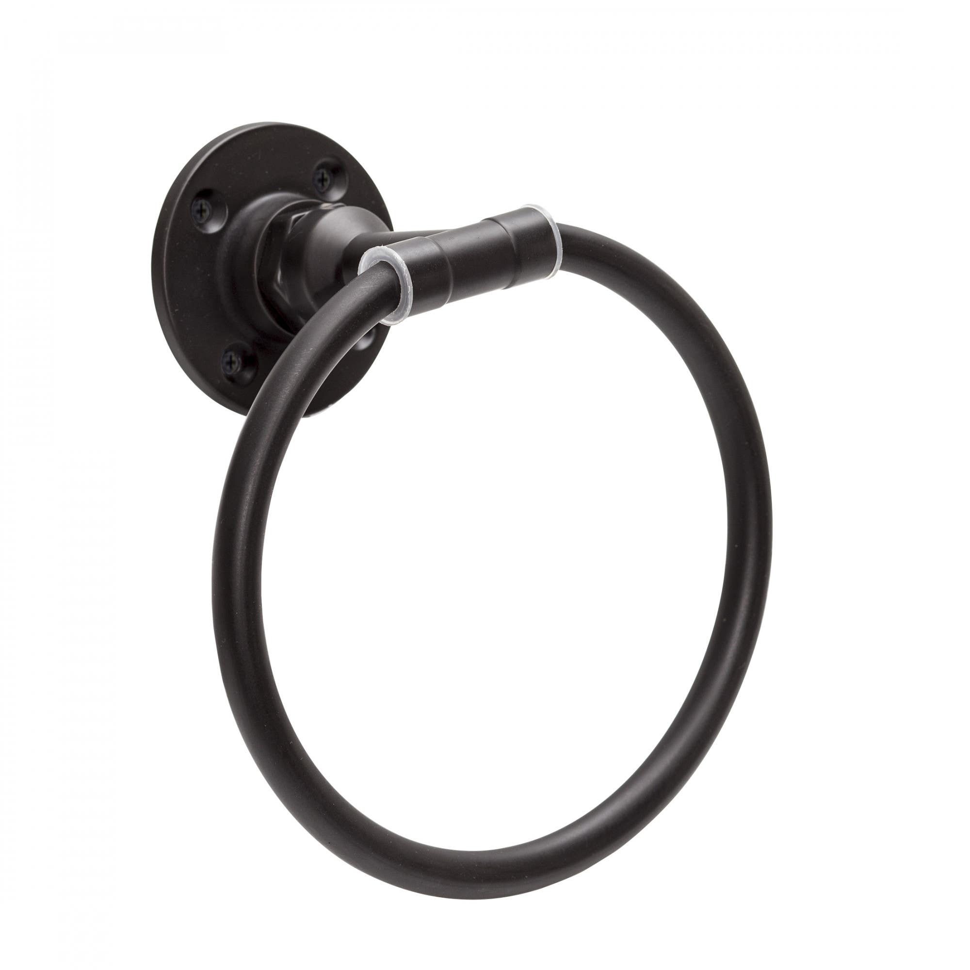 Design House 580639 Kimball Towel Ring In Satin Nickel