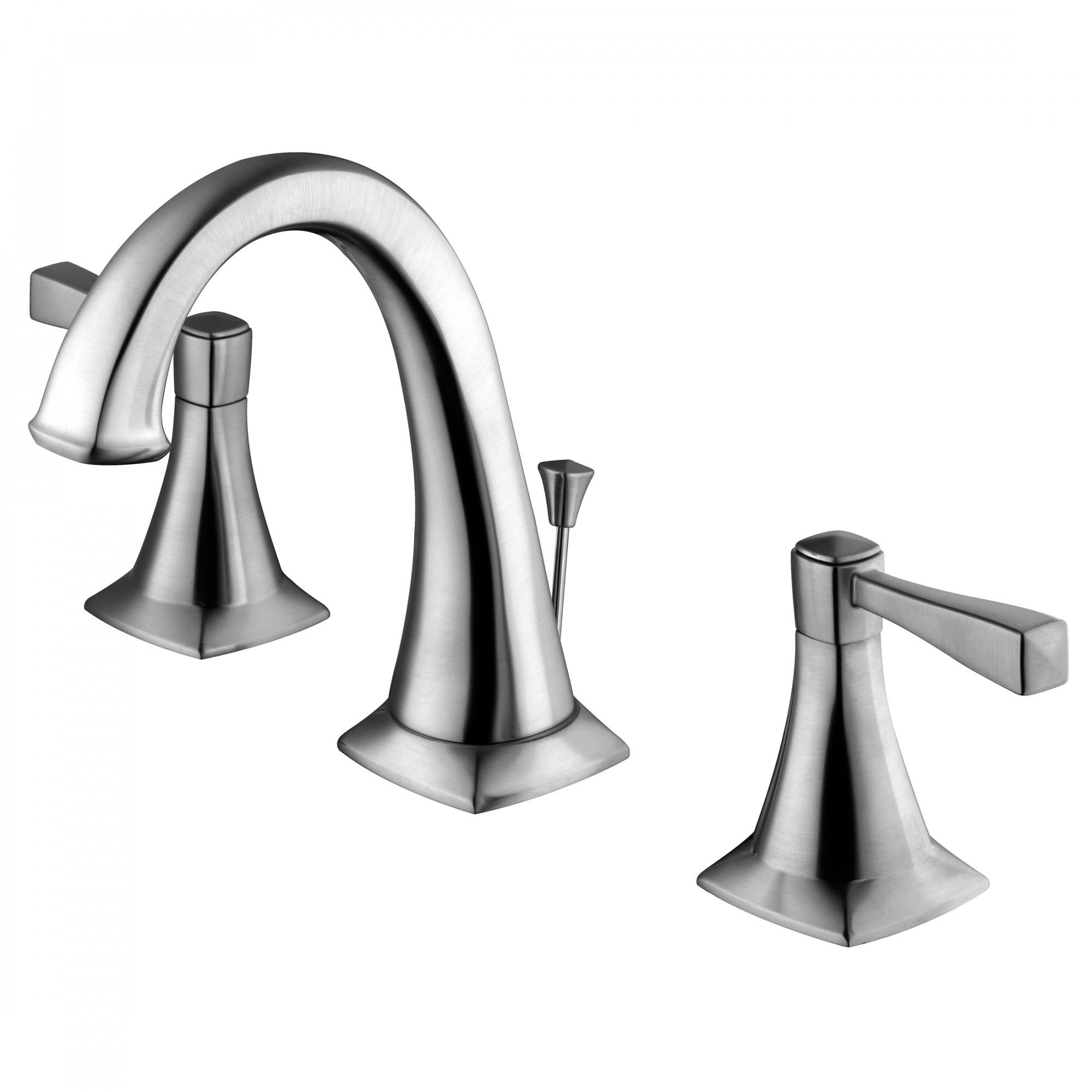 Design House 546937 Perth Widespread Bathroom Faucet, Satin Nickel Finish