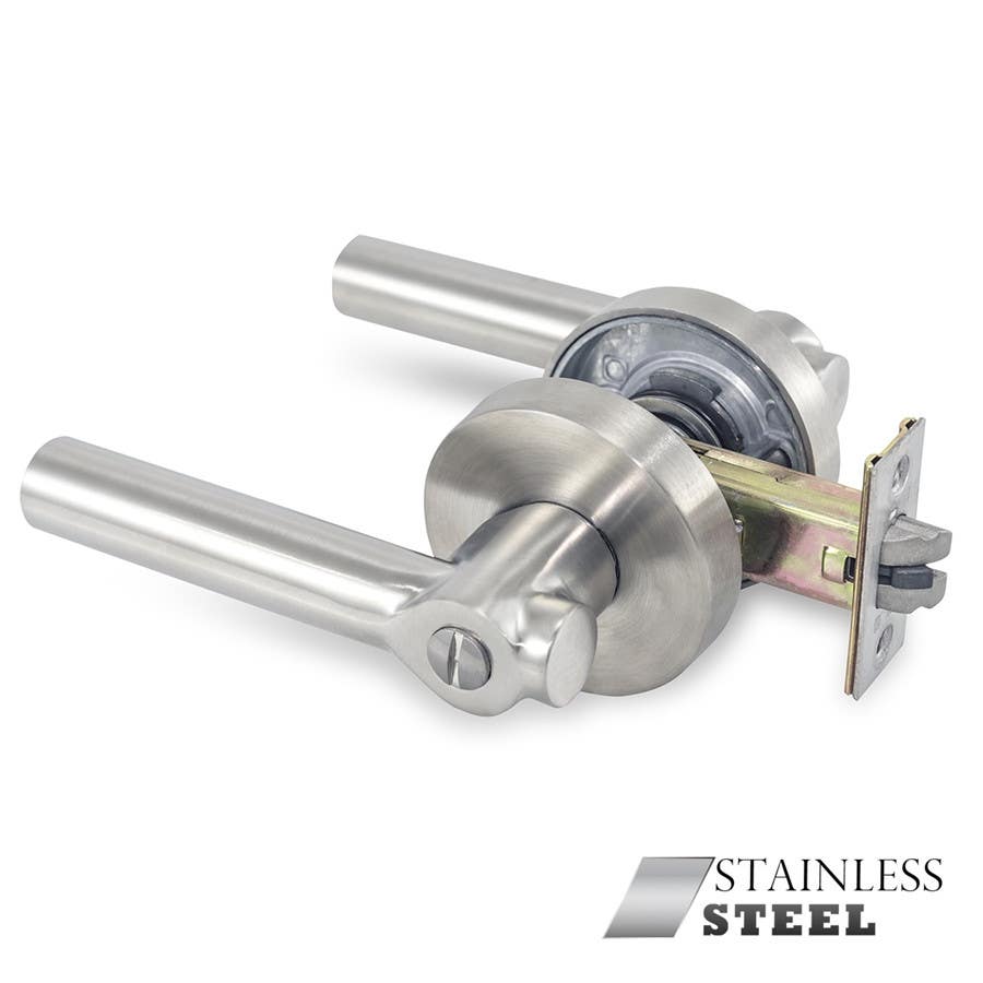 Jako 0214 Montecarlo Premium Stainless Steel Keyed Door Lever