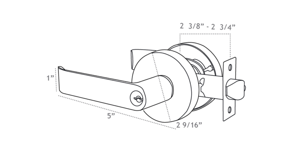 Jako 9803 Modena Door Lever Set