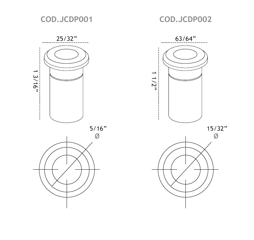 Jako JCDP Stainless Steel Spring Loaded Dust Cover