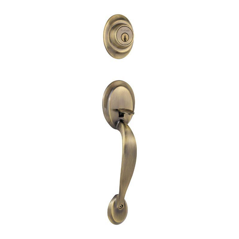 Kwikset 687DA Dakota Handleset w/ Interior Pack Trim