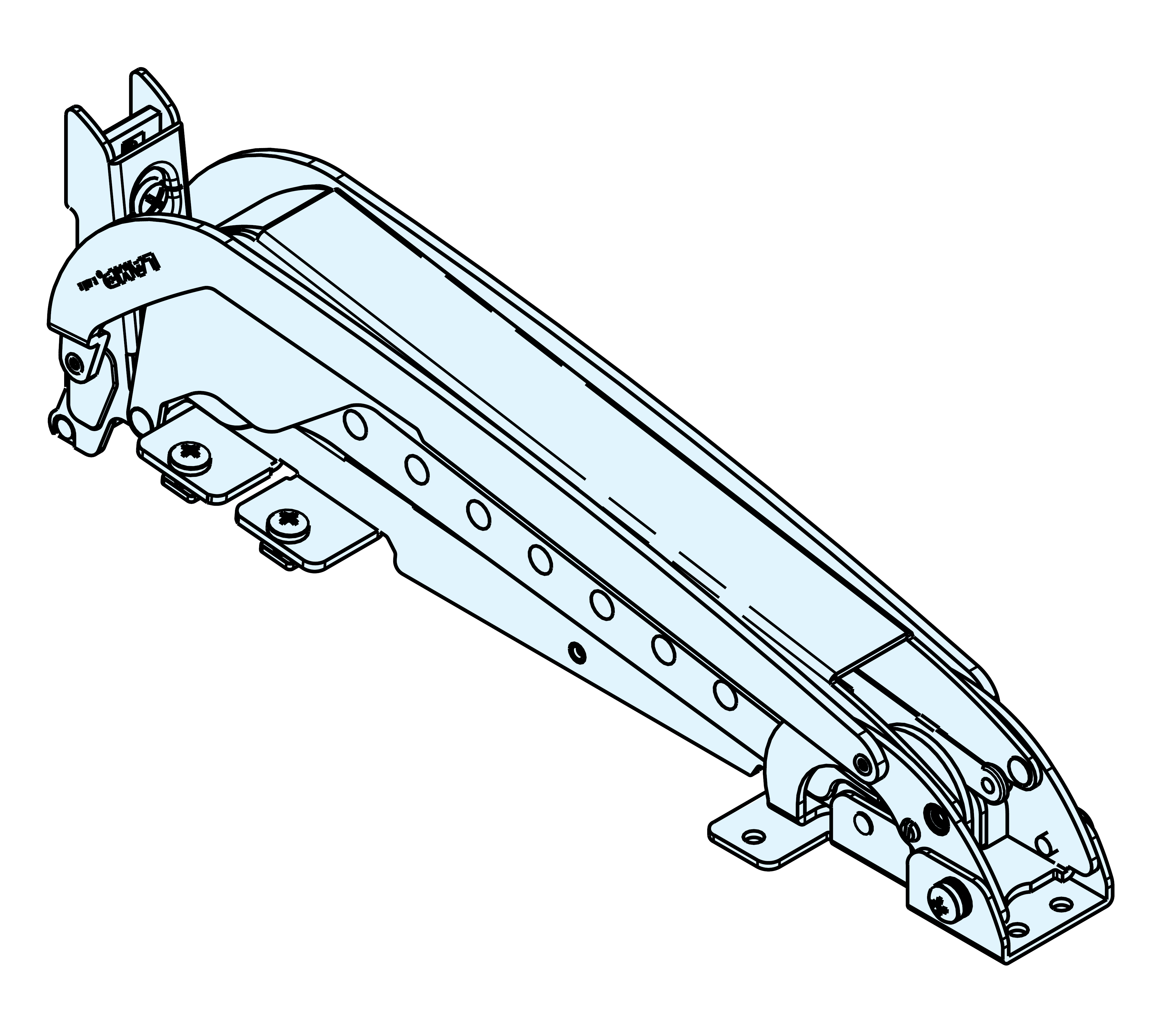 Sugatsune LIN-X600A Single Hinge Arm for LIN-X600 Cabinet System