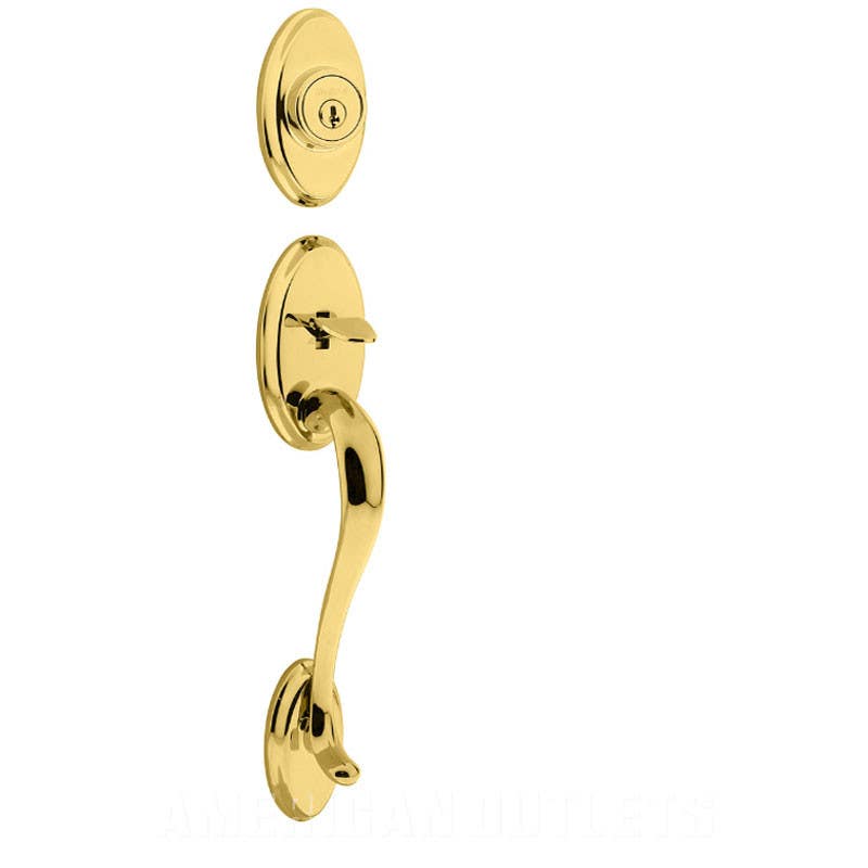 Kwikset 800SE Shelburne Handleset w/ Interior Pack Trim